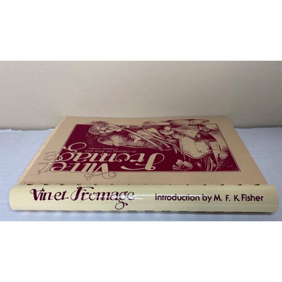 Vintage Spiral-Bound Cookbook Sonoma County Wine & Cheese Vinet Fromage - Picture 6 of 6